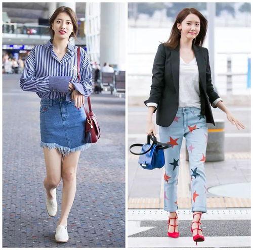 韩国女明星私服,时尚与日常的完美融合